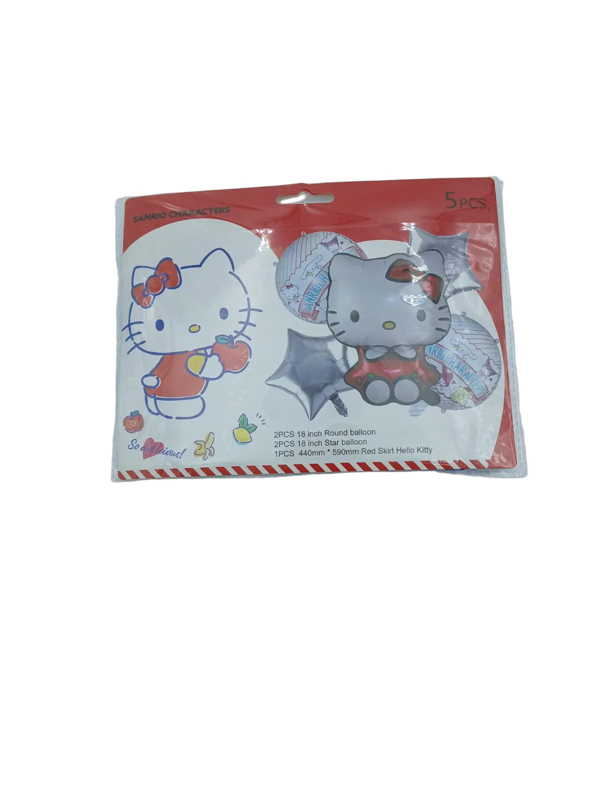 KIT 5 PZS PERSONAJE KITTY