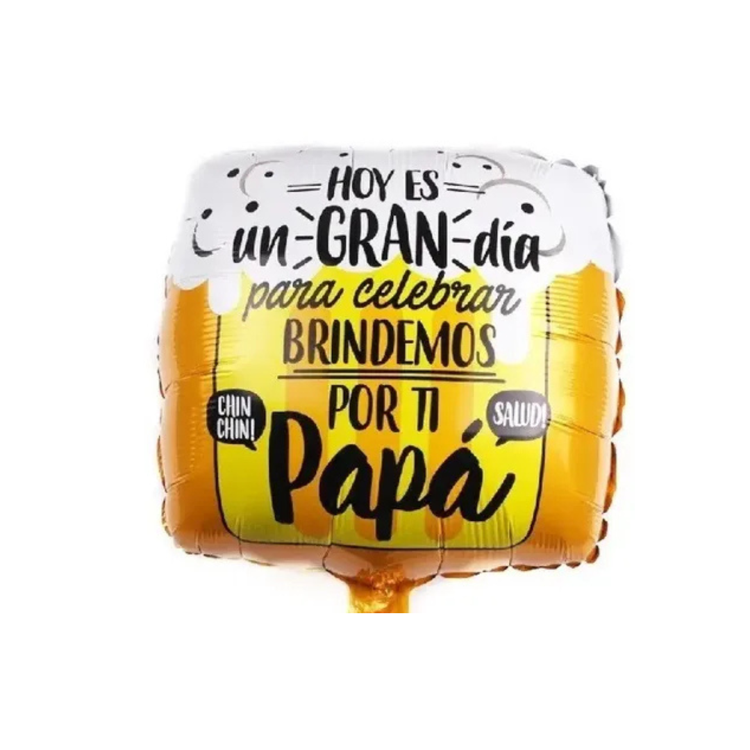 GLOBO DIA DEL PADRE 18" CERVEZA