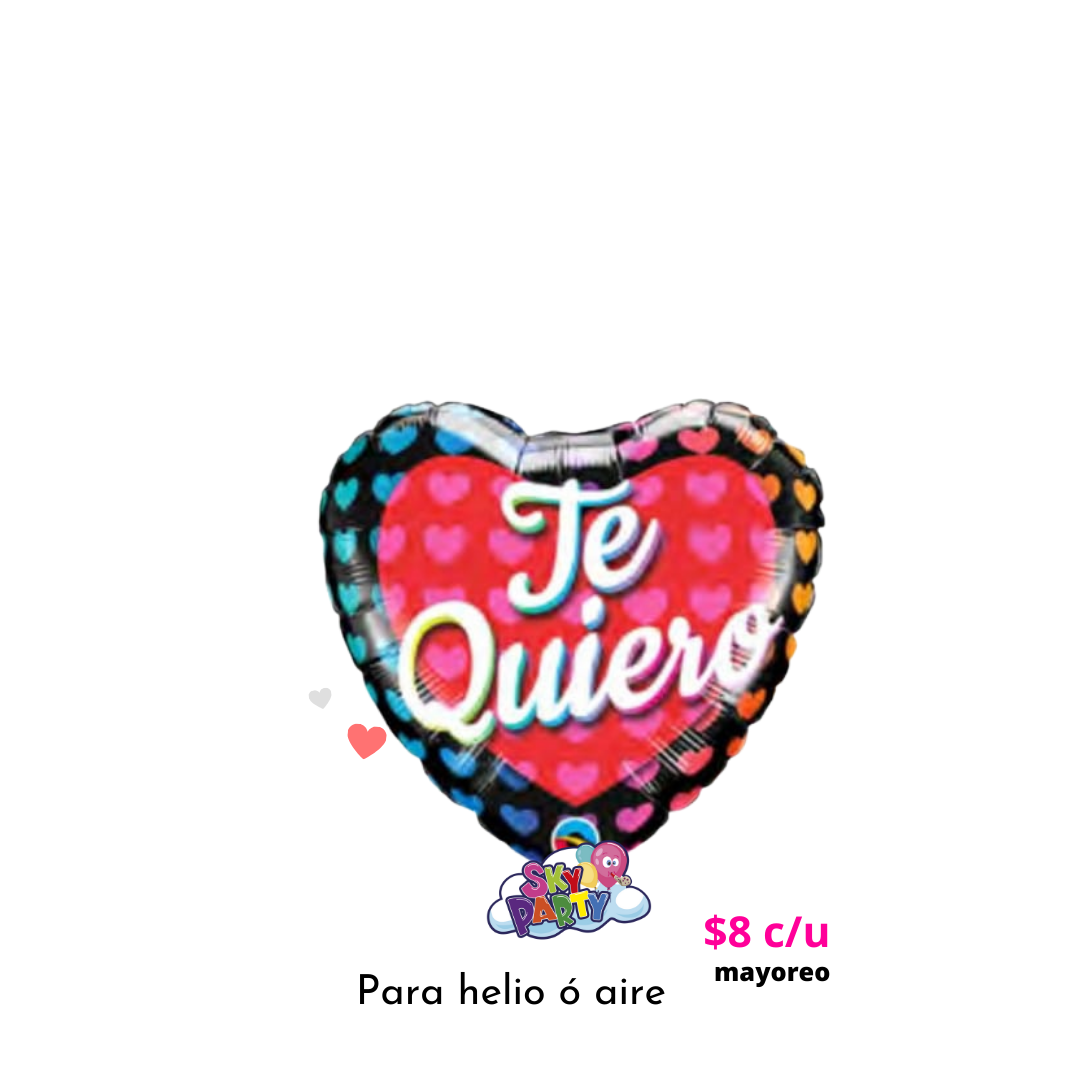 GLOBO AMOR TE QUIERO