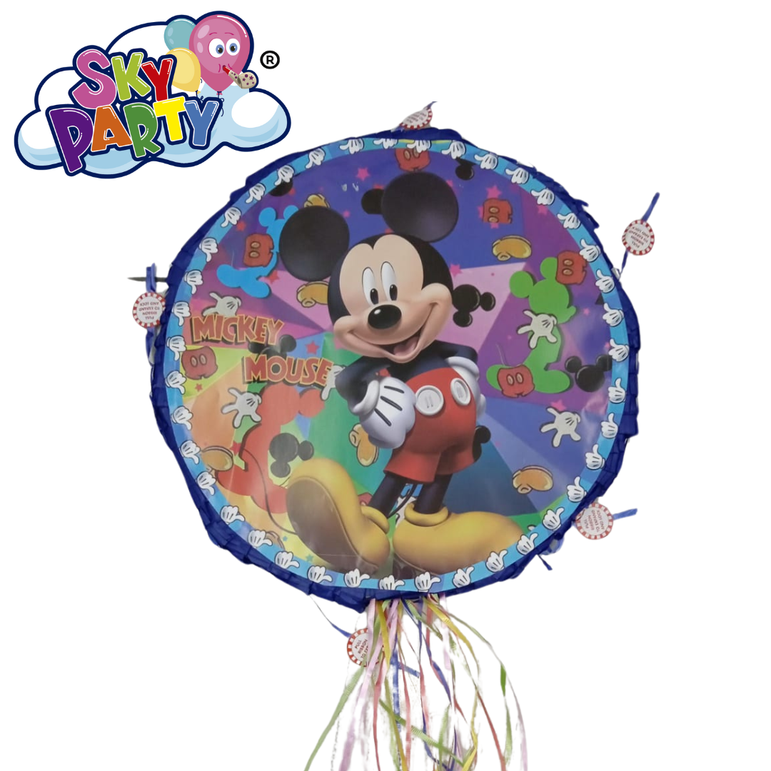 PIÑATA REDONDA DE PERSONAJE