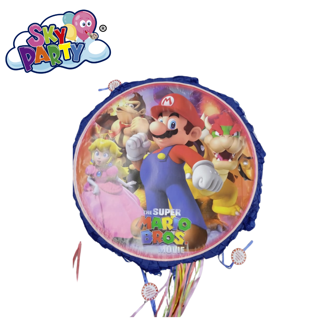PIÑATA REDONDA DE PERSONAJE