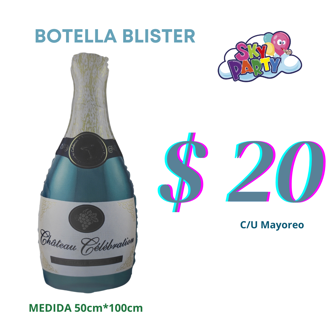 GLOBO FIGURA BLISTER BOTELLA