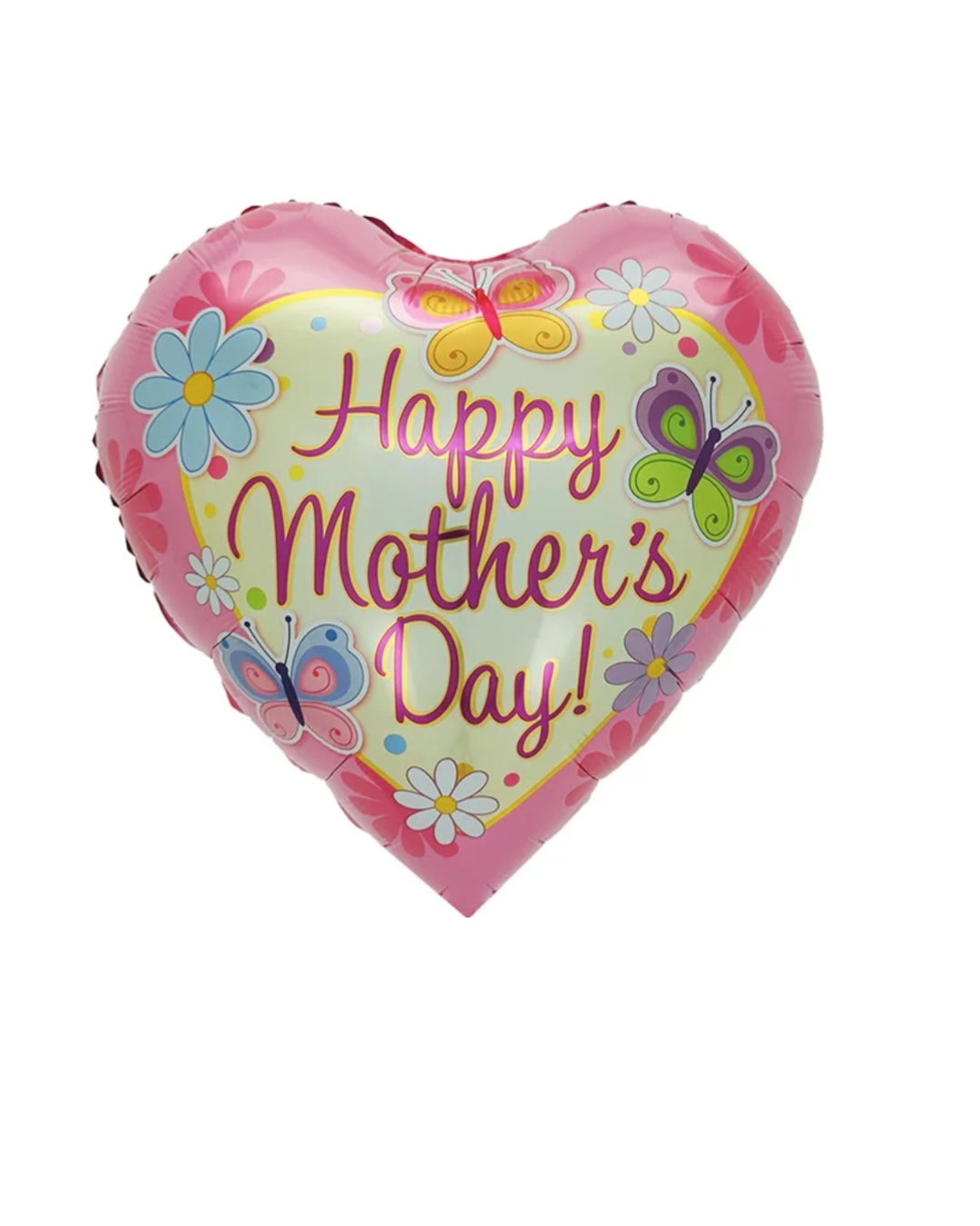 GLOBO 18¨ DIA DE LAS MADRES CORAZON FLOR AZUL