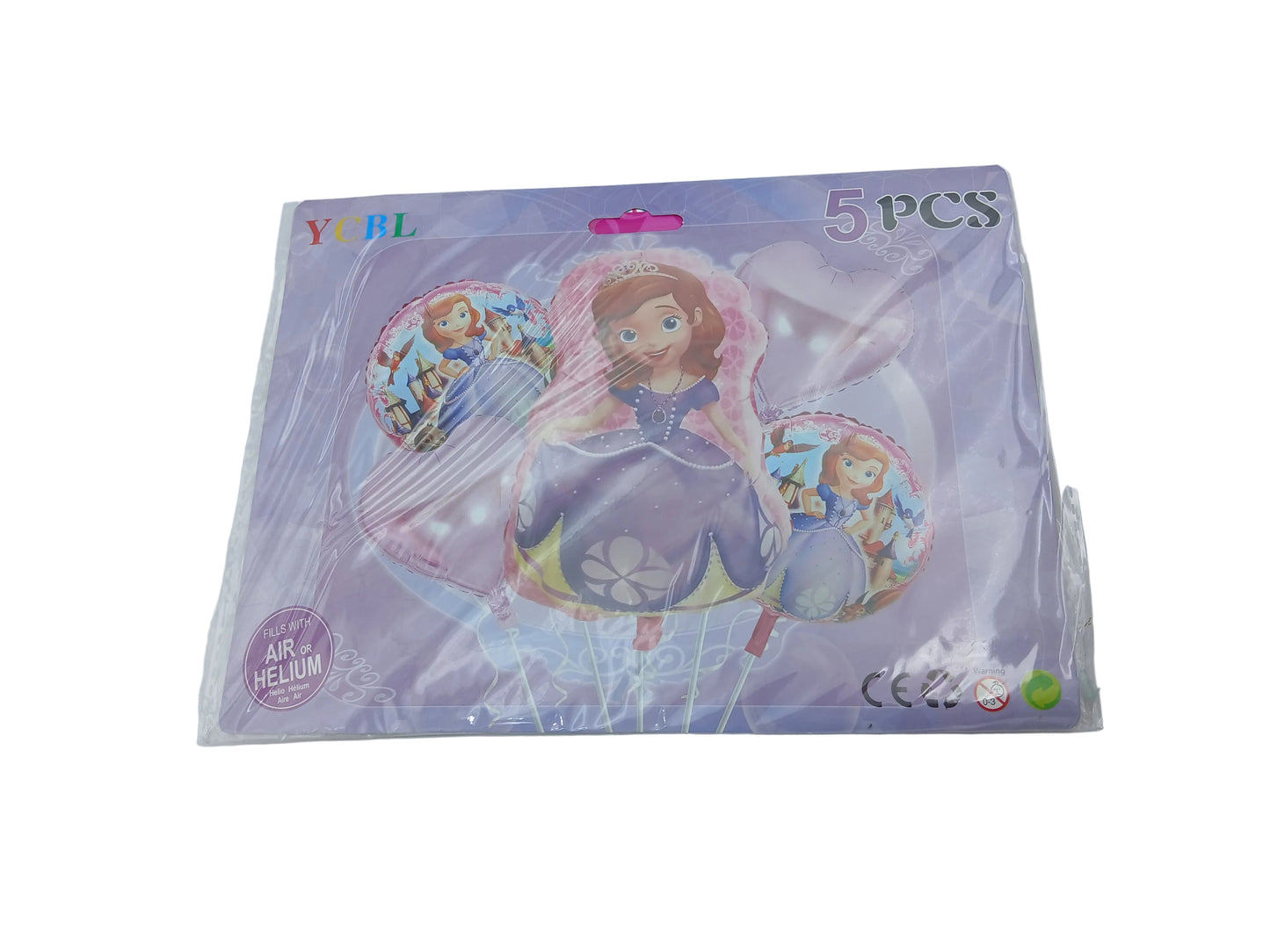 KIT 5 PIEZAS PERSONAJE PRINCESA SOFIA