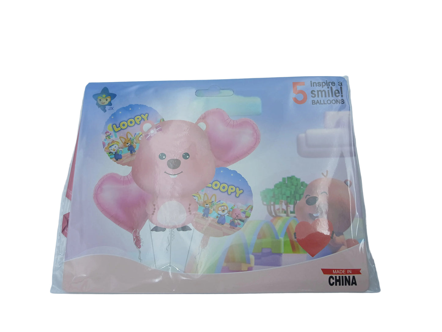 KIT 5 PIEZAS PERSONAJE LOOPY