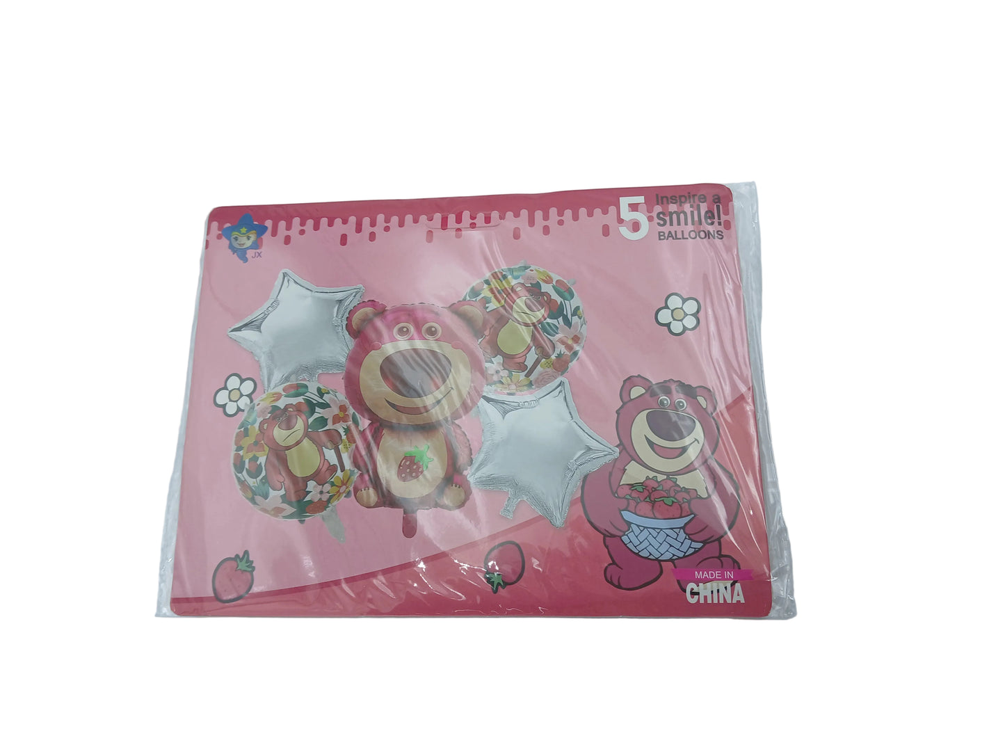KIT 5 PIEZAS PERSONAJE OSO TOY STORY