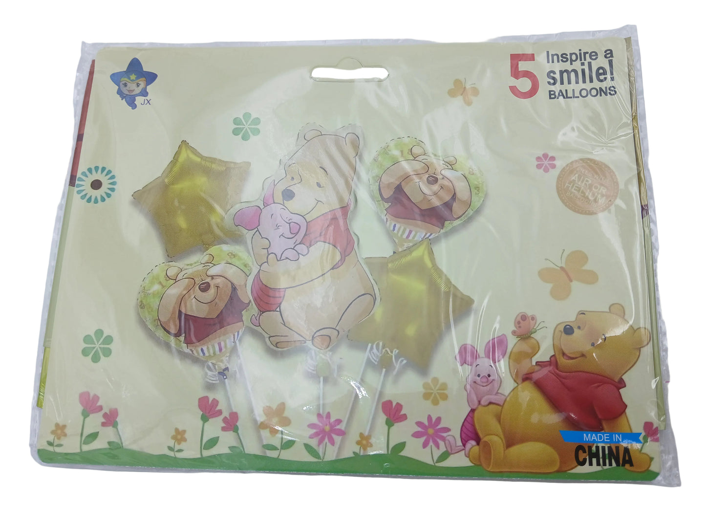 KIT 5 PIEZAS PERSONAJE WINIE PHOO