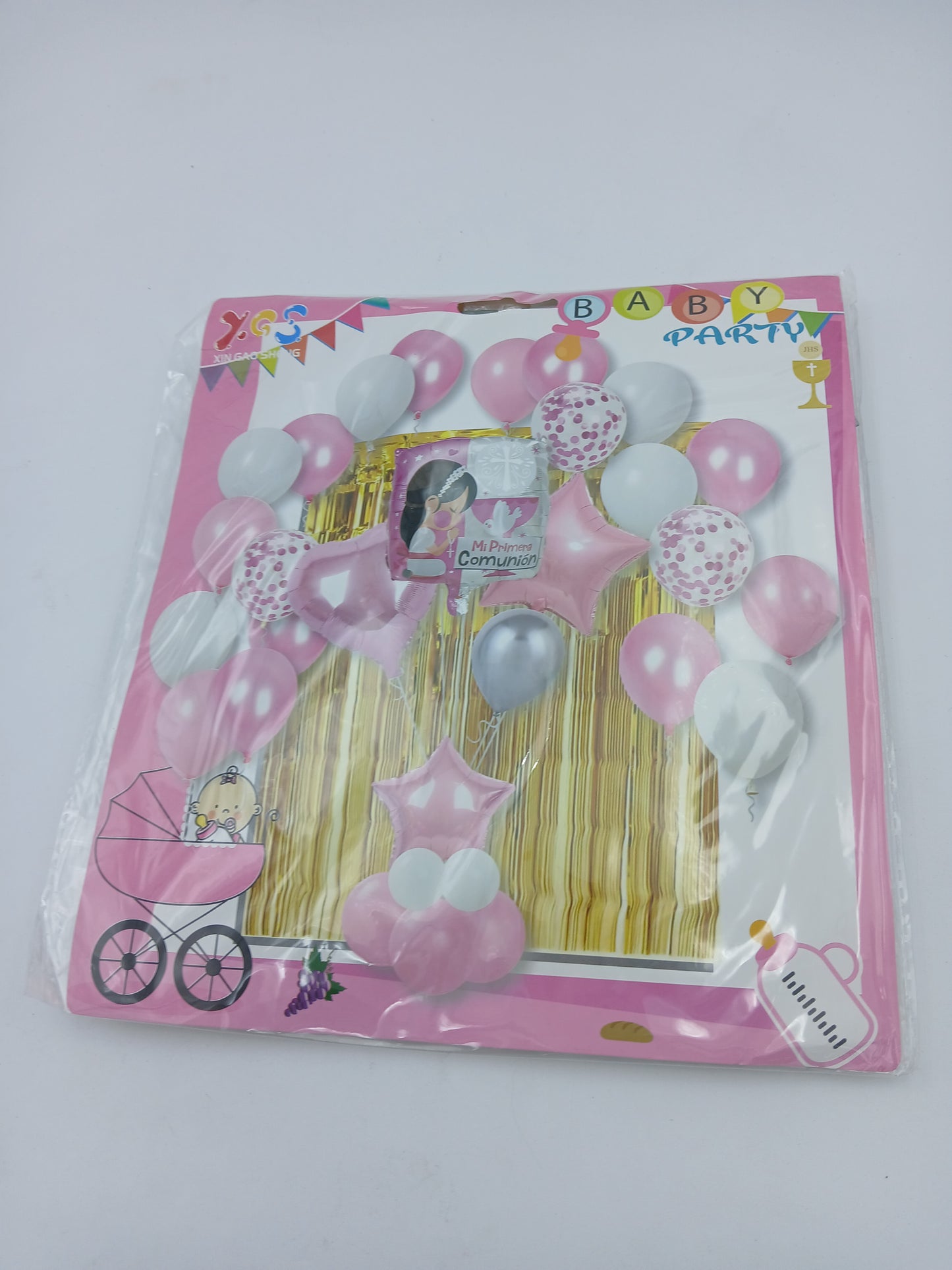 ARCO GLOBOS PRIMERA COMUNIÓN