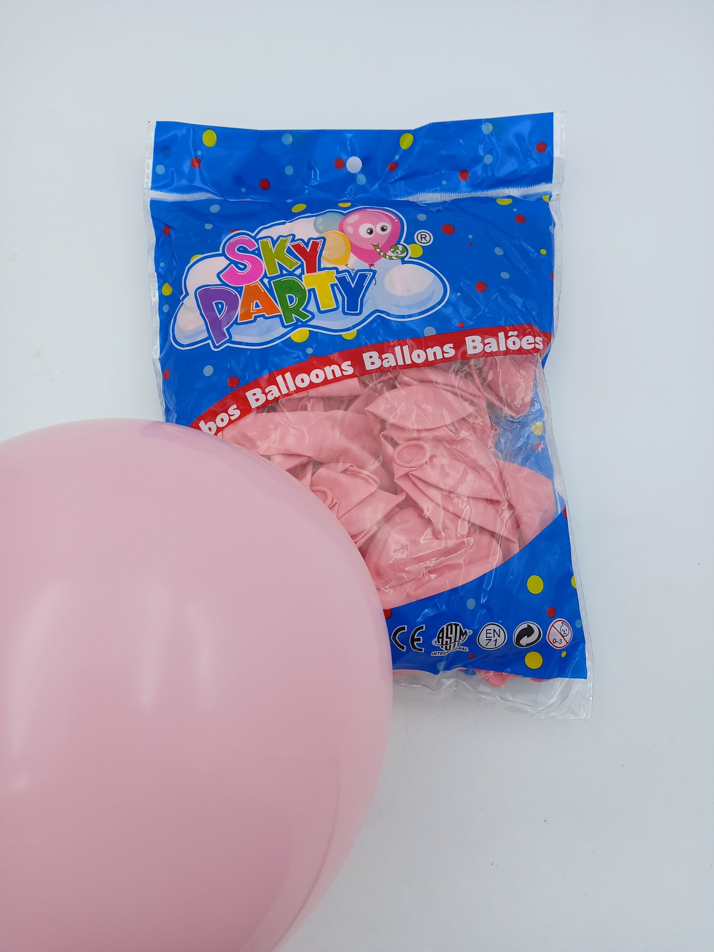 GLOBO LATEX SKYPARTY 10" ROSA BB