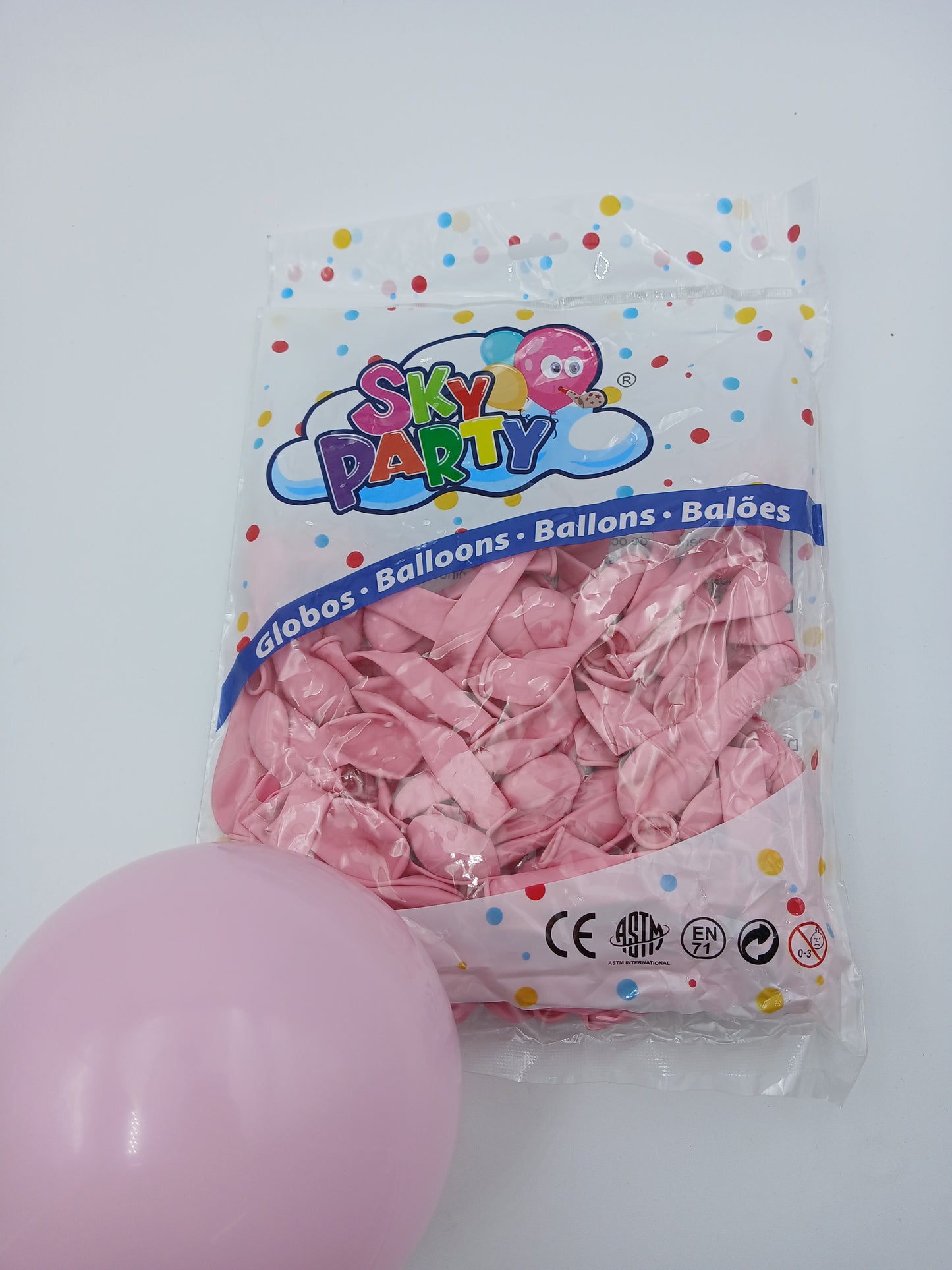 GLOBO LATEX SKYPARTY 5" ROSA BB