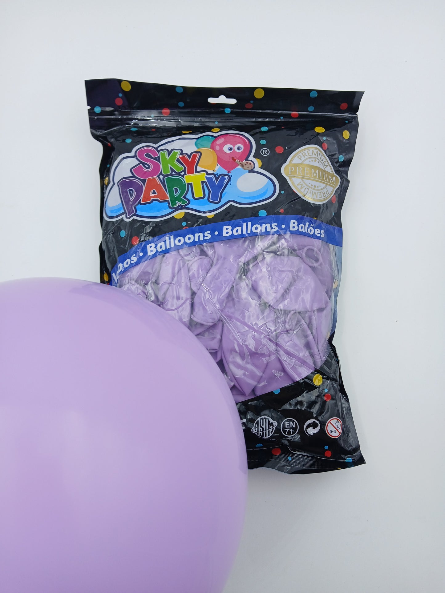 GLOBO LATEX SKYPARTY PREMIUN 12" LILA