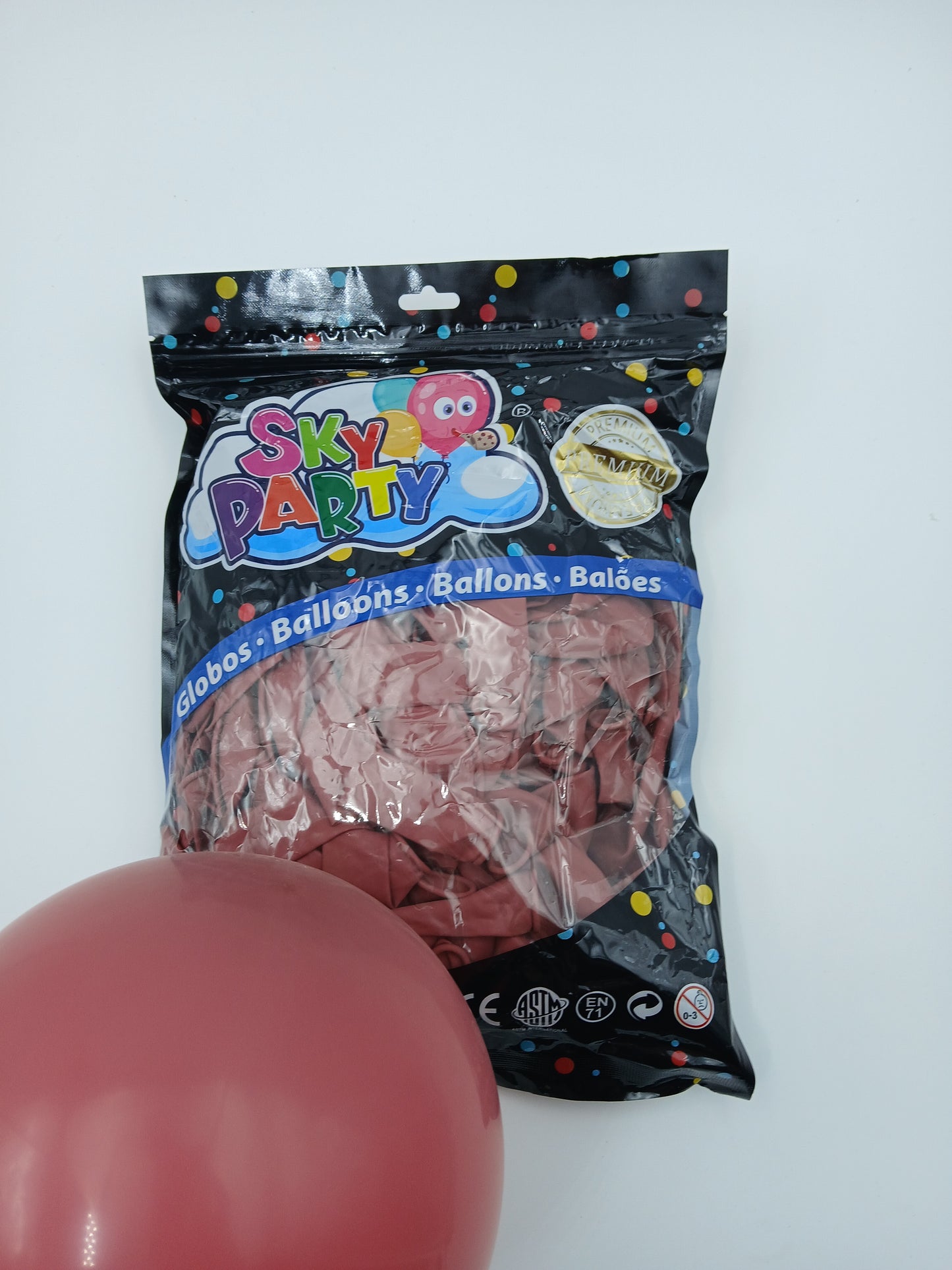 GLOBO LATEX SKYPARTY PREMIUN 12" ROSA PALO