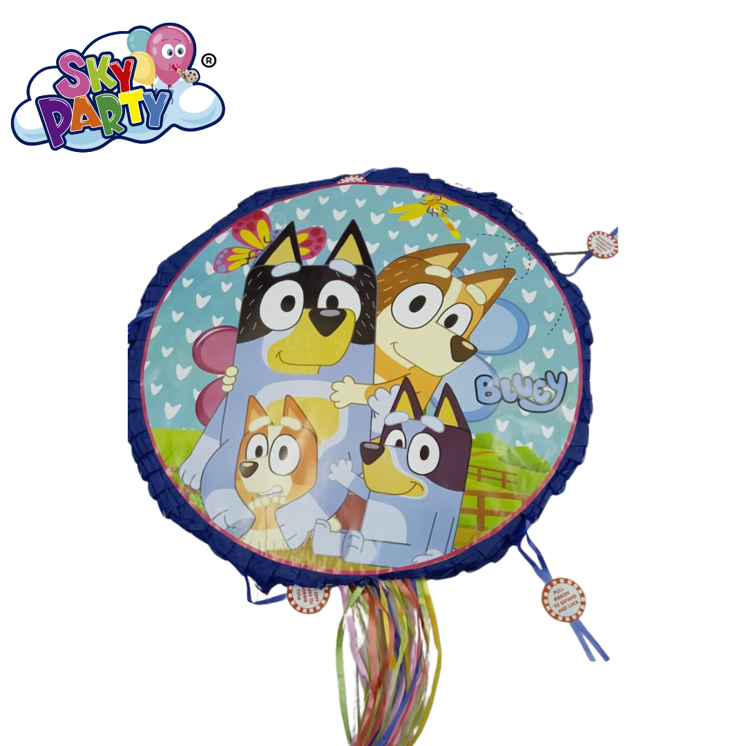 PIÑATA REDONDA DE PERSONAJE