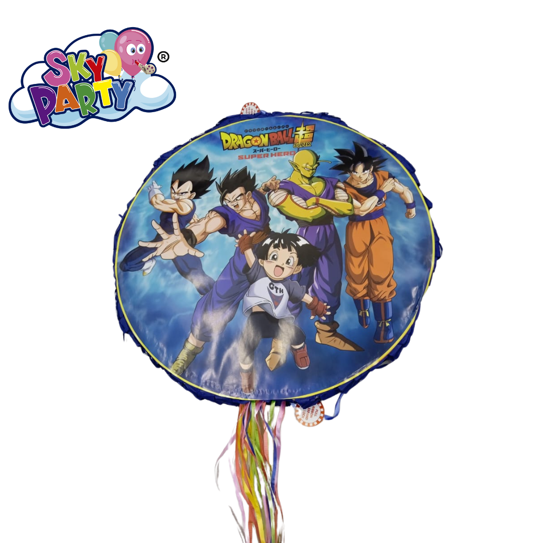 PIÑATA REDONDA DE PERSONAJE