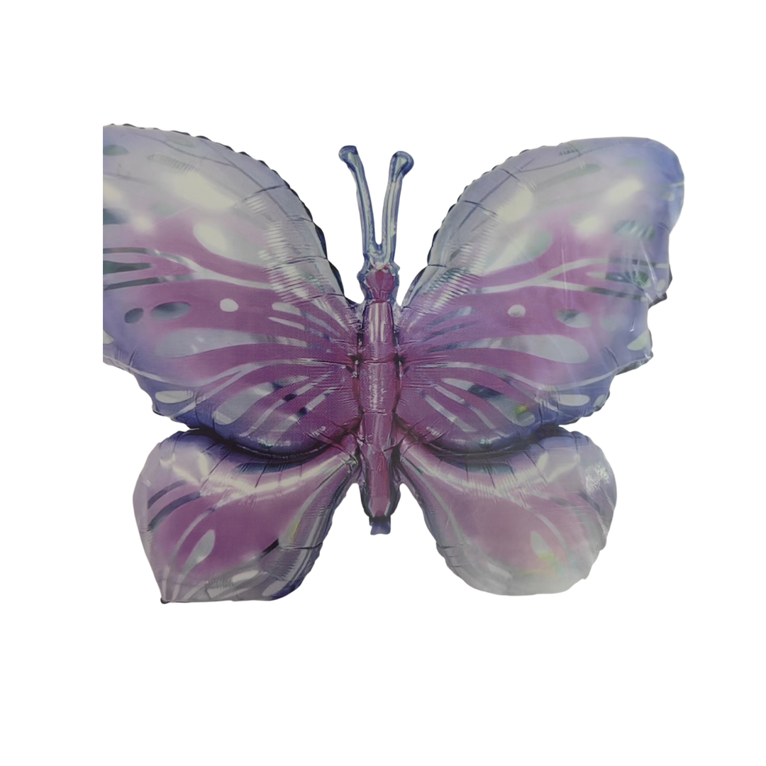 GLOBO FIGURA MARIPOSA BLISTER LILA