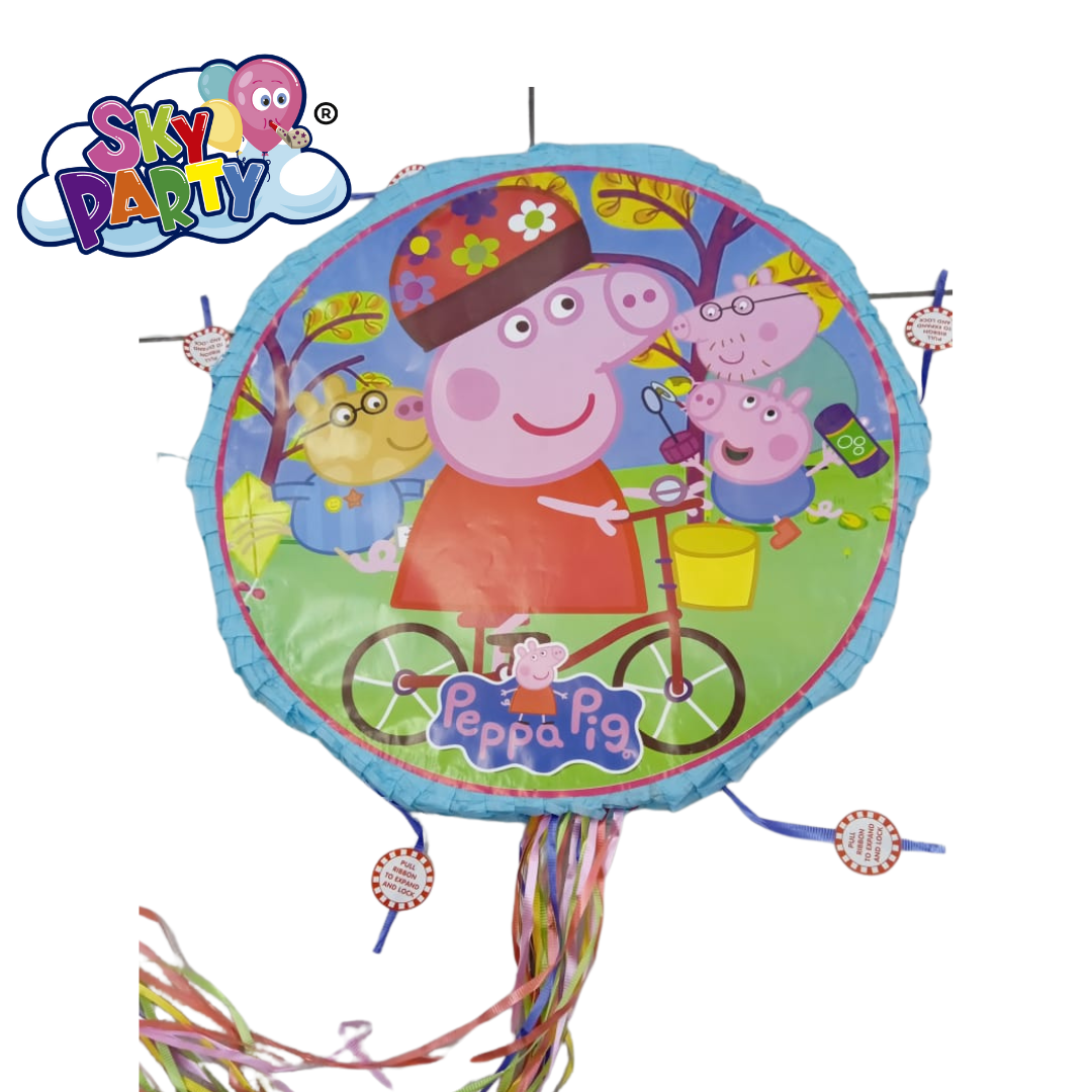 PIÑATA REDONDA DE PERSONAJE