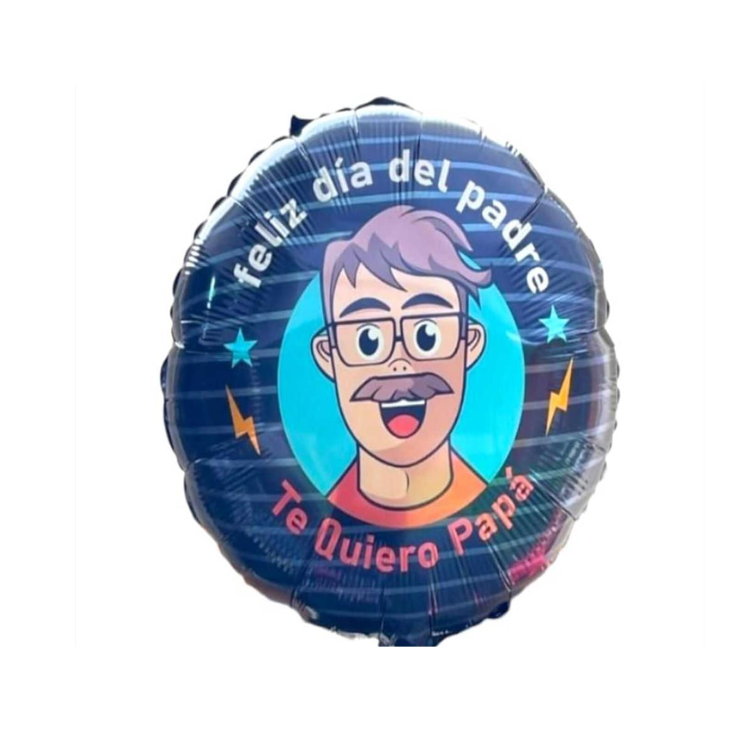 GLOBO DIA DEL PADRE 18"SEÑOR CON LENTES