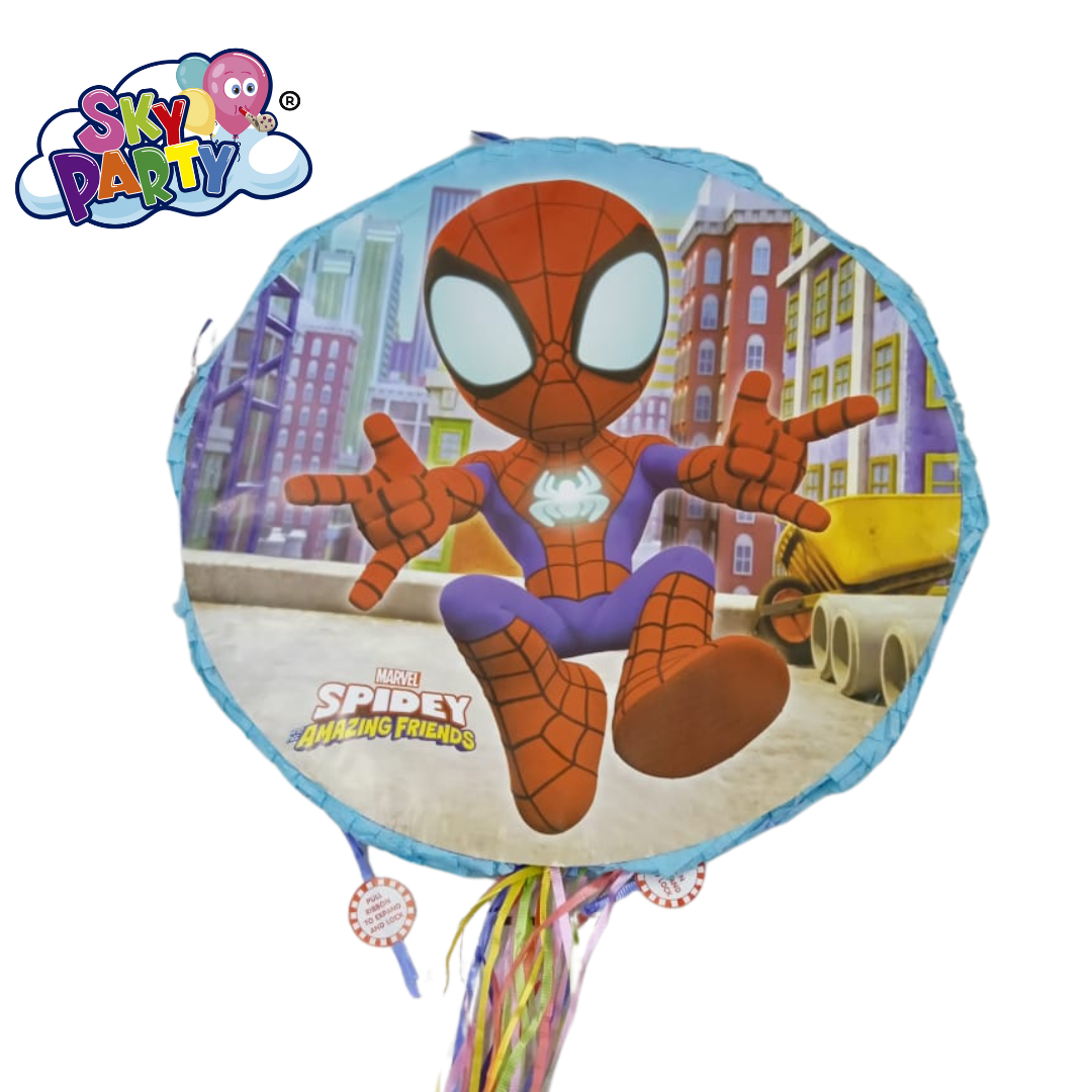 PIÑATA REDONDA DE PERSONAJE