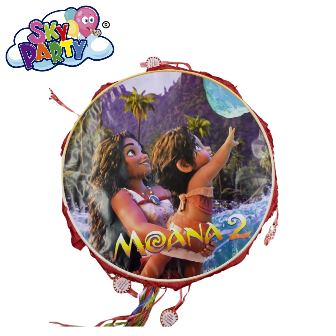PIÑATA REDONDA DE PERSONAJE