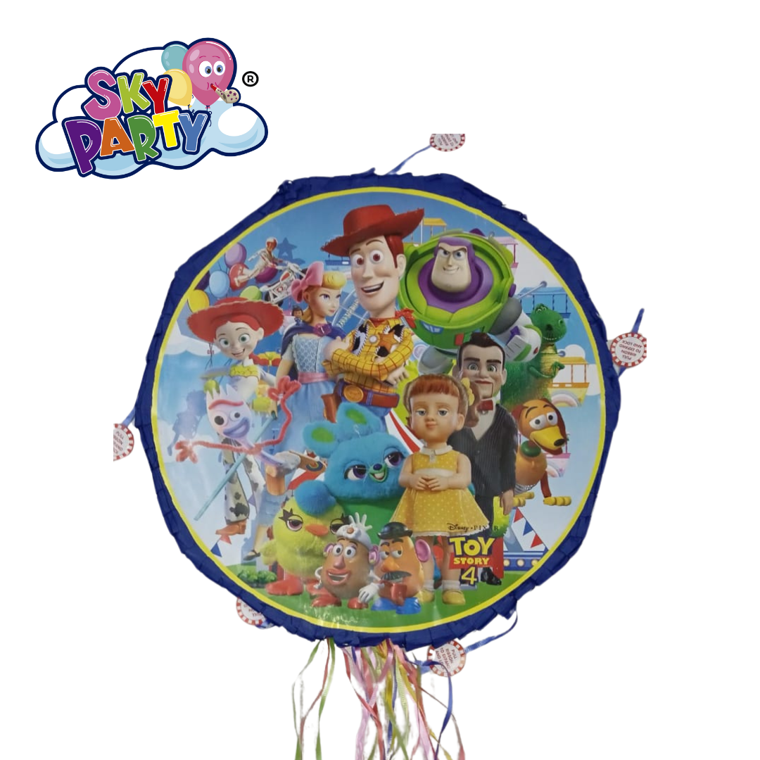 PIÑATA REDONDA DE PERSONAJE