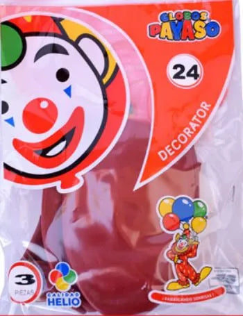 24 PULGADAS LATEX PAYASO