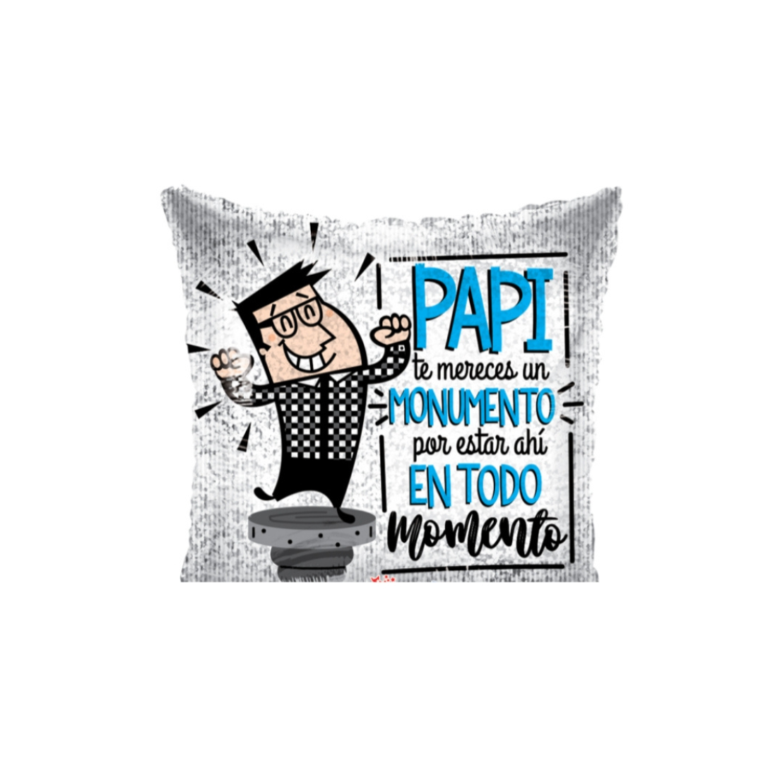 GLOBO DIA DEL PADRE 18" PLATEADO