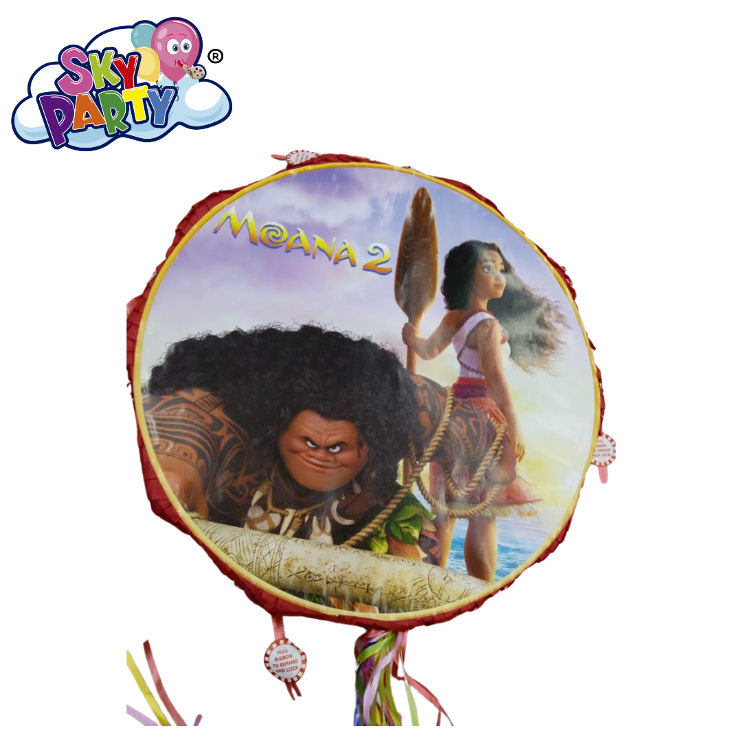 PIÑATA REDONDA DE PERSONAJE