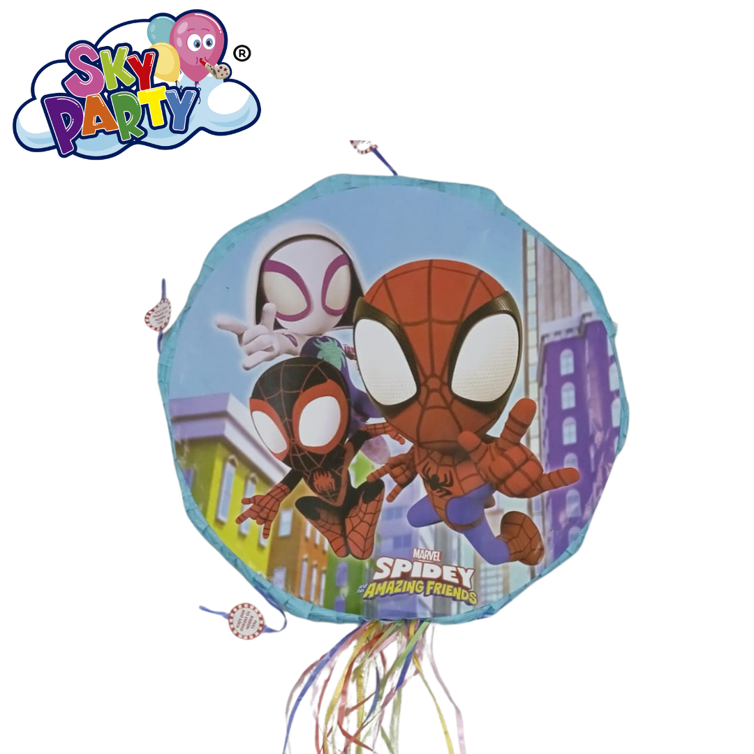 PIÑATA REDONDA DE PERSONAJE
