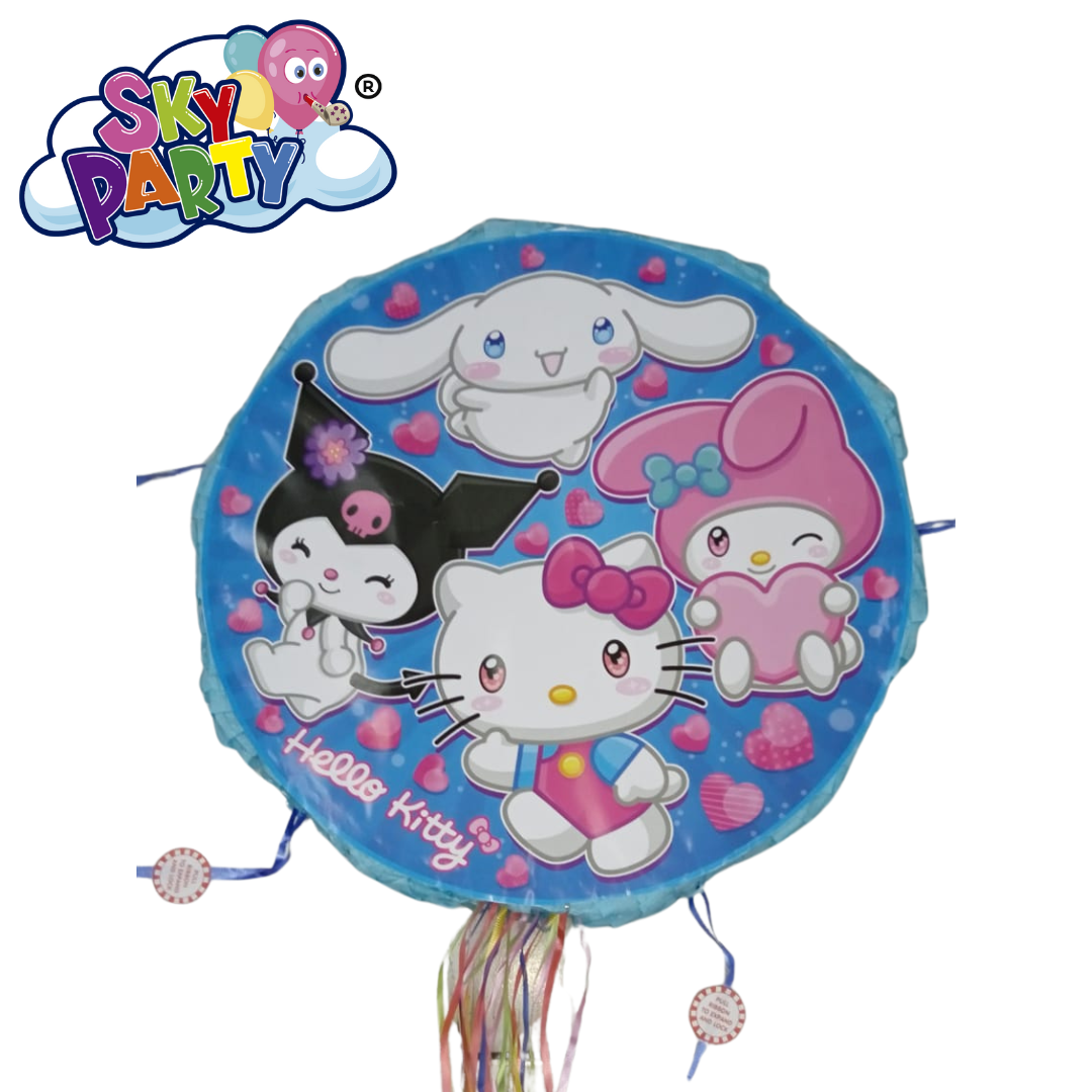 PIÑATA REDONDA DE PERSONAJE