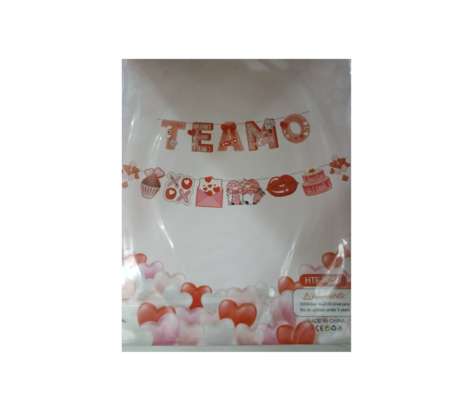 BANNER DE TE AMO LETRA POR LETRA