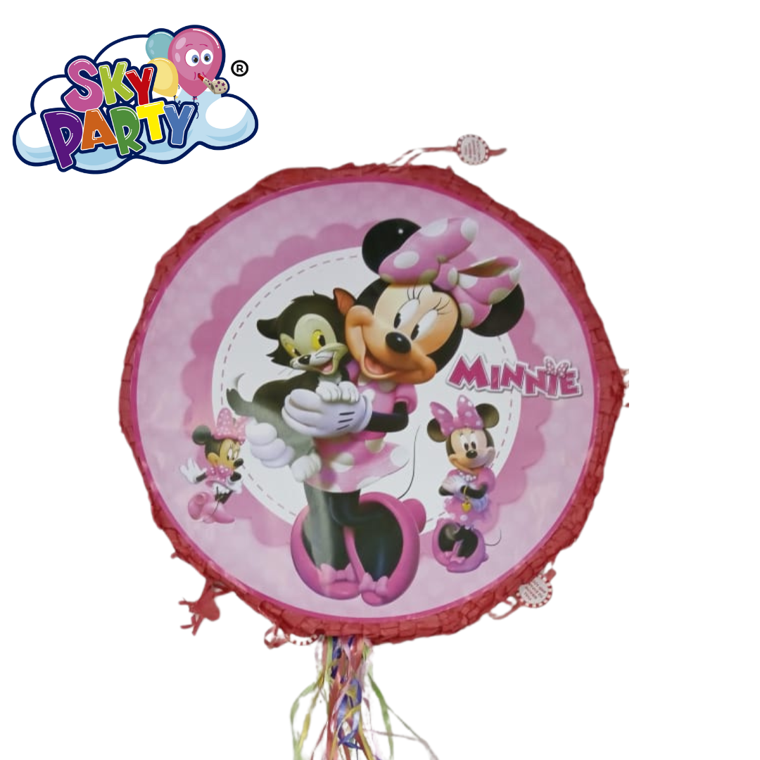 PIÑATA REDONDA DE PERSONAJE
