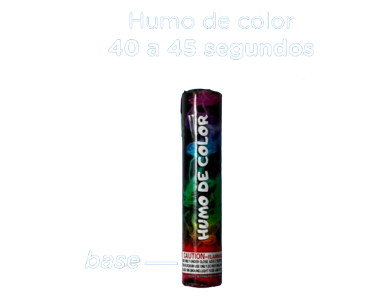 VELA HUMO DE COLOR