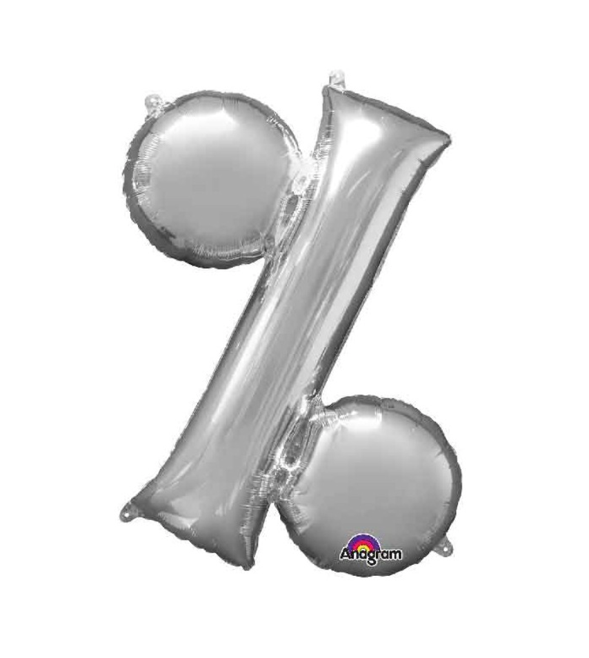 GLOBO DE SIGNO PLATA 36"