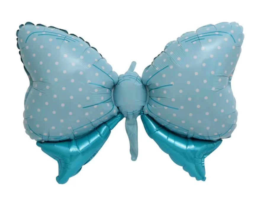 GLOBO FIGURA MOÑO AZUL
