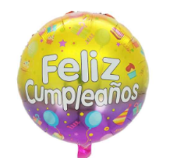 GLOBO 18¨ FRASE FELIZ CUMPLEAÑOS