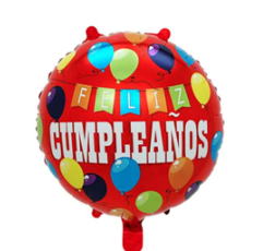 GLOBO 18¨ FRASE FELIZ CUMPLEAÑOS