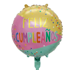 GLOBO 18¨ FRASE FELIZ CUMPLEAÑOS
