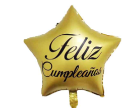 GLOBO 18¨ FRASE FELIZ CUMPLEAÑOS