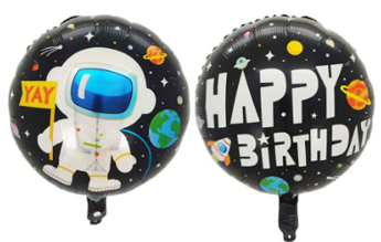 GLOBO 18¨ FRASE HAPPY BIRTHDAY