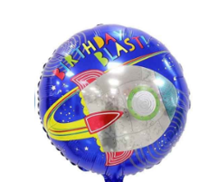 GLOBO 18¨ FRASE HAPPY BIRTHDAY