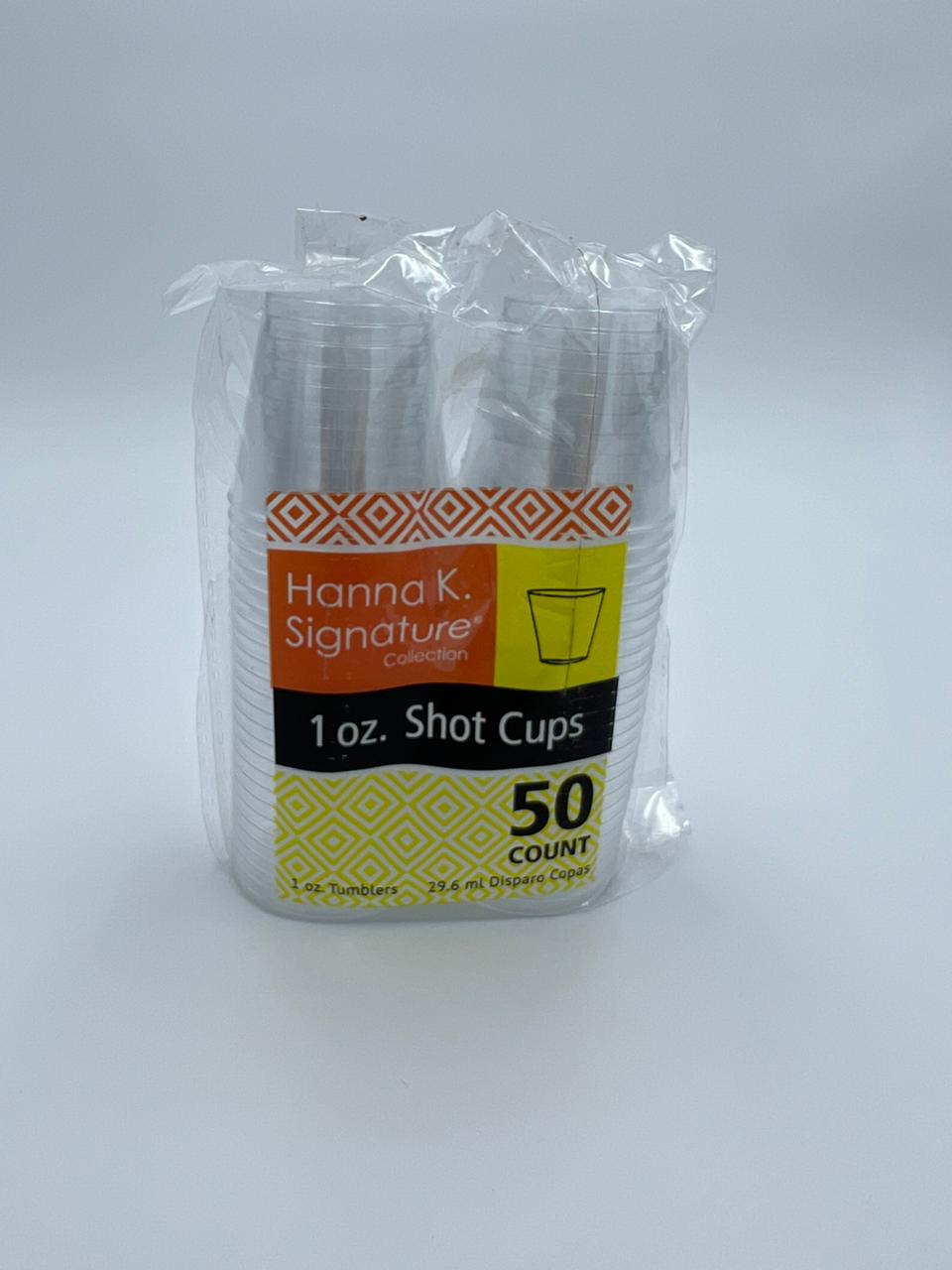 SHOT TRANSPARENTE 50 PZS DE 1 ONZA
