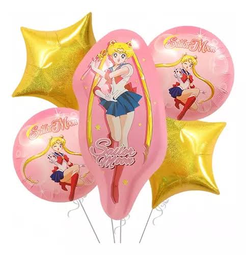 KIT 5 PIEZAS SAILOR MOON