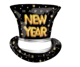 GLOBO DE AÑO NUEVO 32"