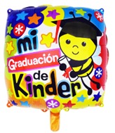 GLOBOS GRADUACION 9" $3.50