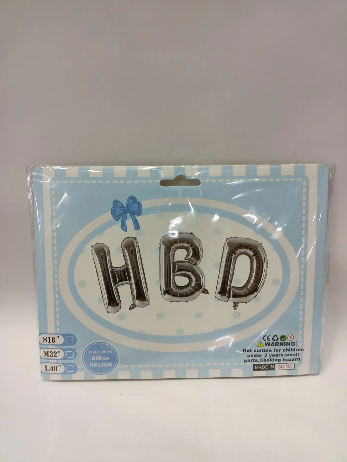 LETRERO HBD 32 PULGADAS