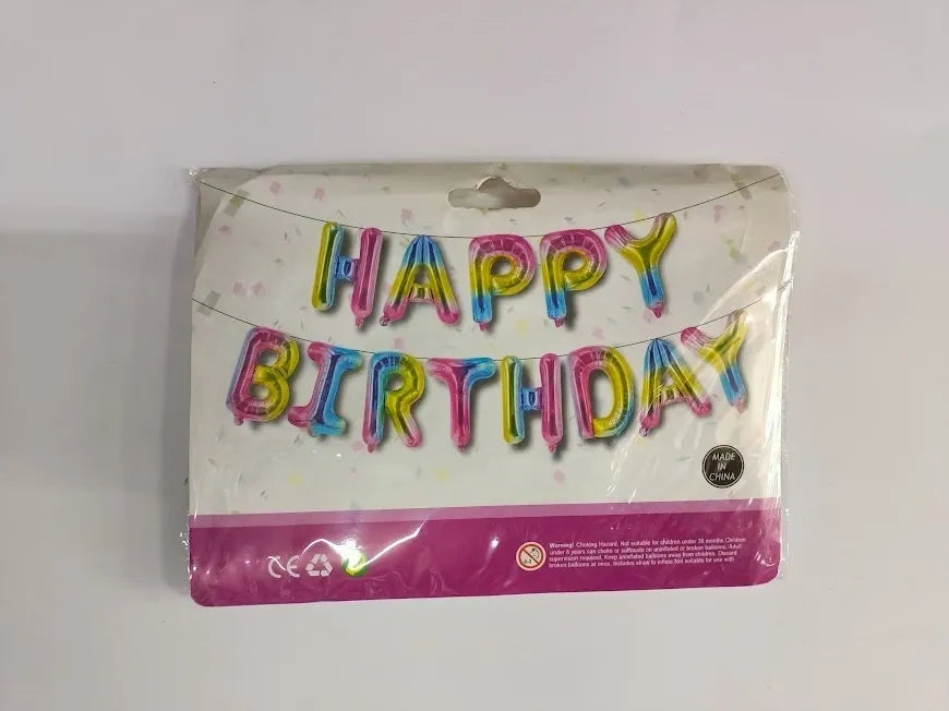 LETRERO HAPPY BIRTHDAY