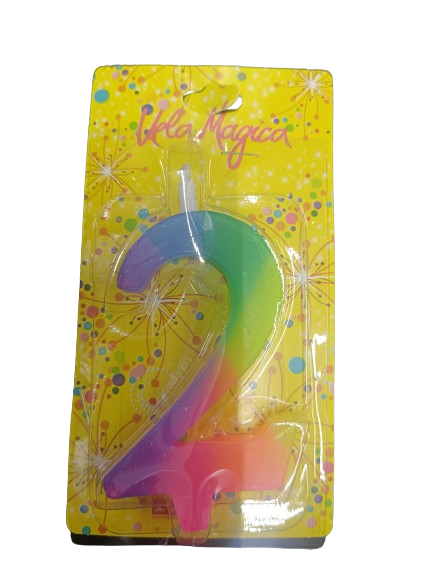 VELAS CERA MULTICOLOR