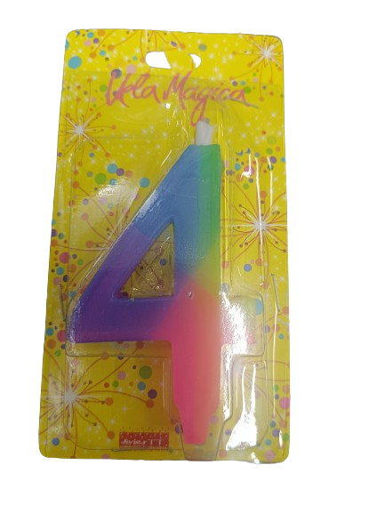 VELAS CERA MULTICOLOR