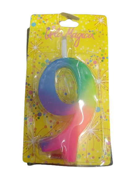 VELAS CERA MULTICOLOR