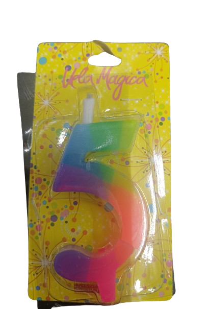 VELAS CERA MULTICOLOR
